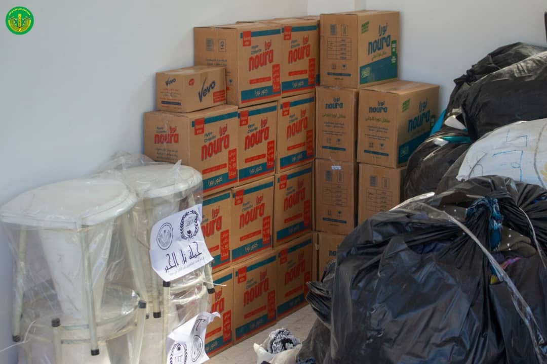 توجه الفريق الاغاثي لجمعية إنعاش الفقير في مدينة التل إلى محافظة إدلب